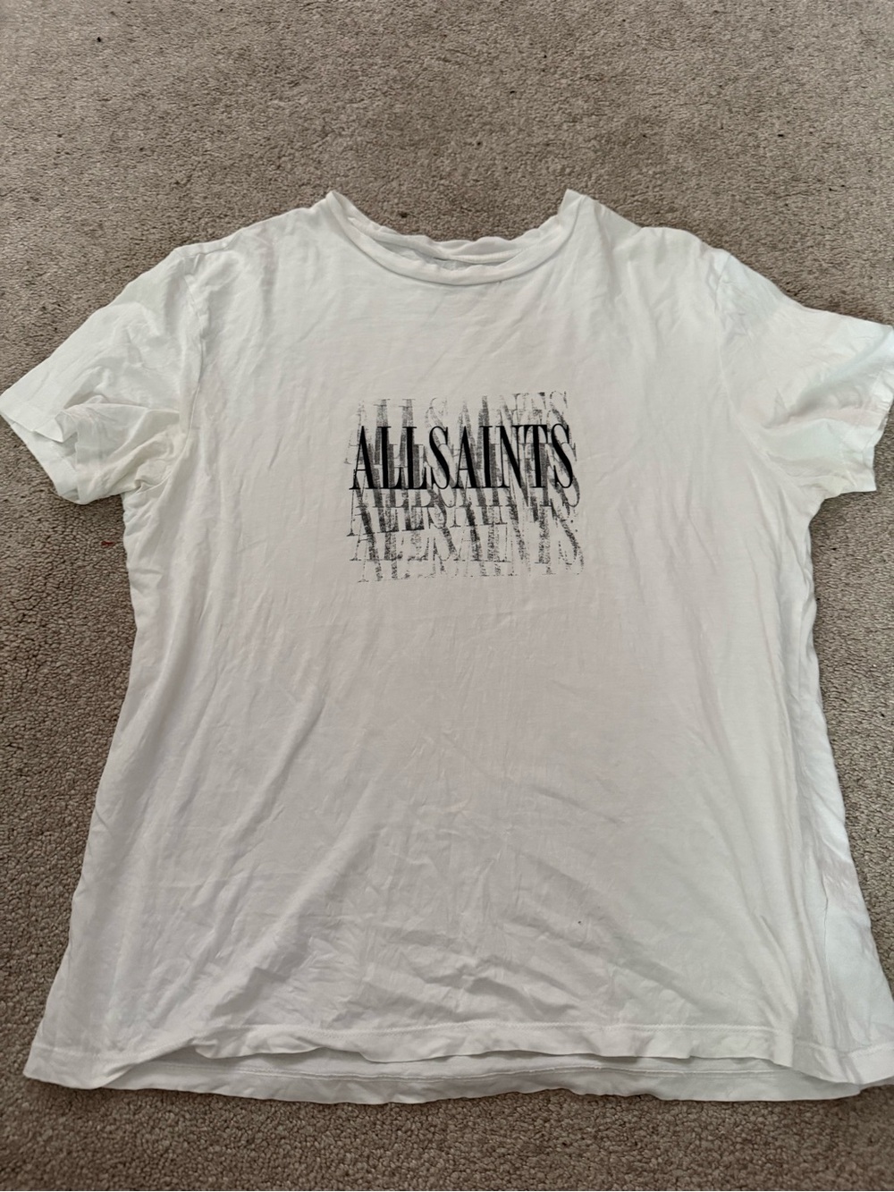 All saints logo shirt